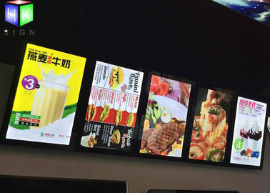 중국 메뉴 라이트 박스 LED 대중음식점 메뉴는 역광선 알루미늄 합금 구조를 난입합니다 협력 업체