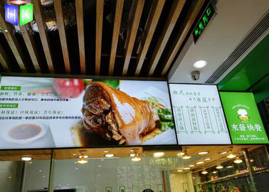 중국 프레임리스 가장자리 Lit 대중음식점 메뉴 가벼운 상자 분명히된 메뉴 표시 황급한 구조 협력 업체