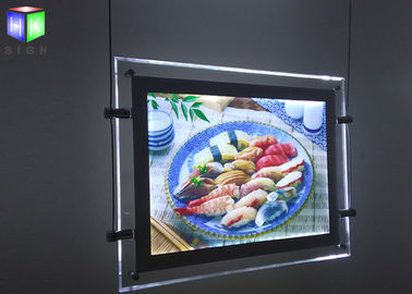 중국 메뉴 널을 위한 자석 두 배 편들어진 LED 가벼운 상자 광고물 240 볼트 50 Hz 협력 업체