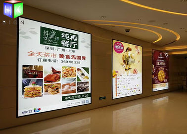 중국 분명히된 대중음식점 호리호리한 LED 가벼운 상자 자석 구조 높은 광도 협력 업체