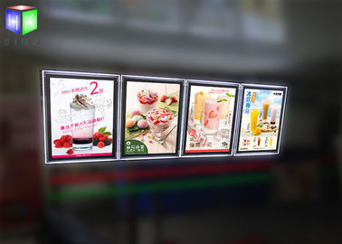 중국 실내 수정같은 구조 영화 포스터 전시 상자 자유로운 입상 6MM Thcikness 협력 업체
