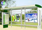 가벼운 상자 알루미늄 구조를 마는 버스 정류소 대피소 광고 30 와트 협력 업체
